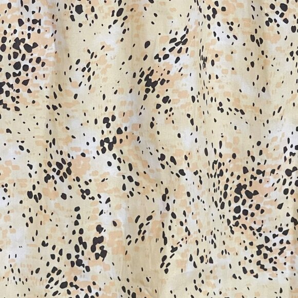 Hugo Boss 42 / 16 1/2 Long Sleeve Button Down Shirt Dotted Yellow - Picture 4 of 5